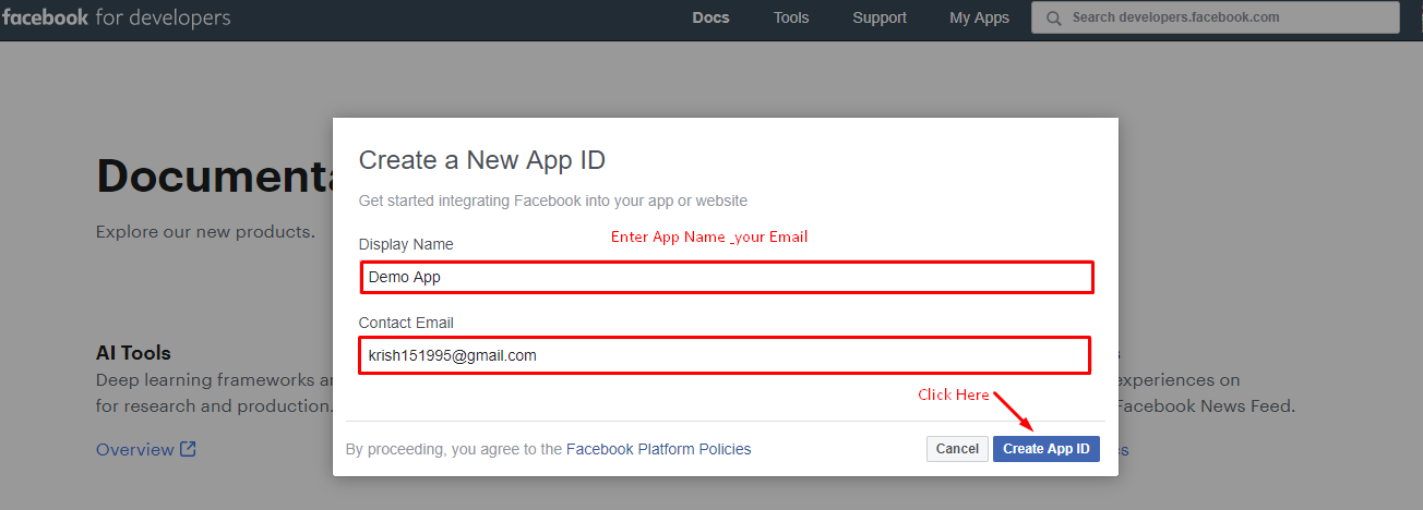 How To Create A Facebook App Id And Secret Key Pramod Jodhani